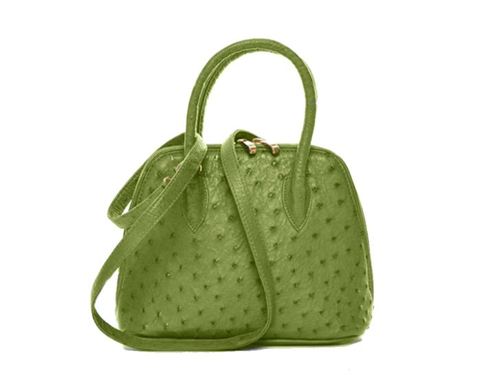 Ostrich leather cheap bag price