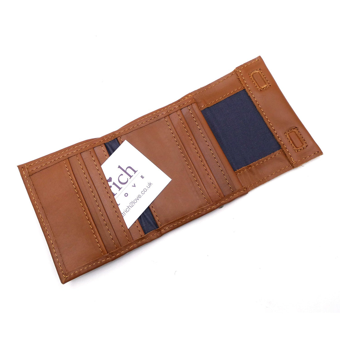 Cape Leather Mini Trifold Wallet - 