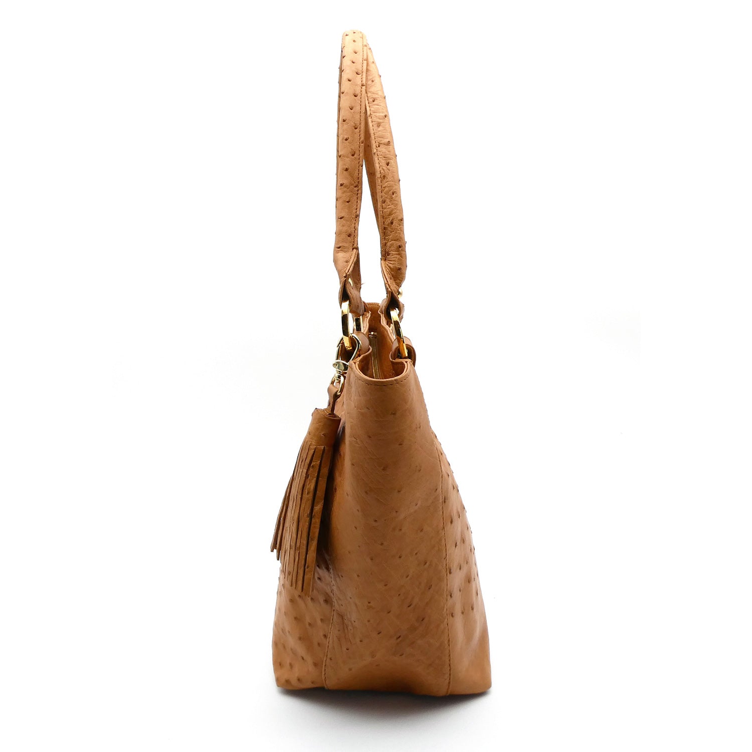 Karoo Ostrich Leather Tote Handbag - Ostrich Leather Bag