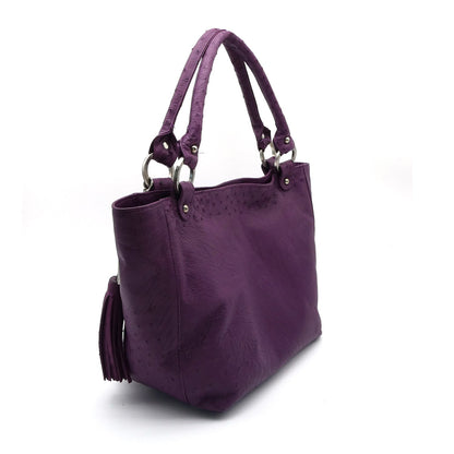 Karoo Ostrich Leather Tote Handbag - Ostrich Leather Bag