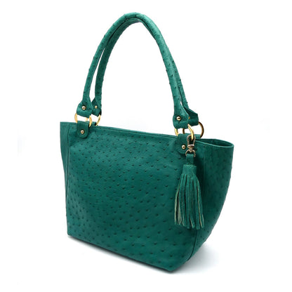 Karoo Ostrich Leather Tote Handbag - Ostrich Leather Bag