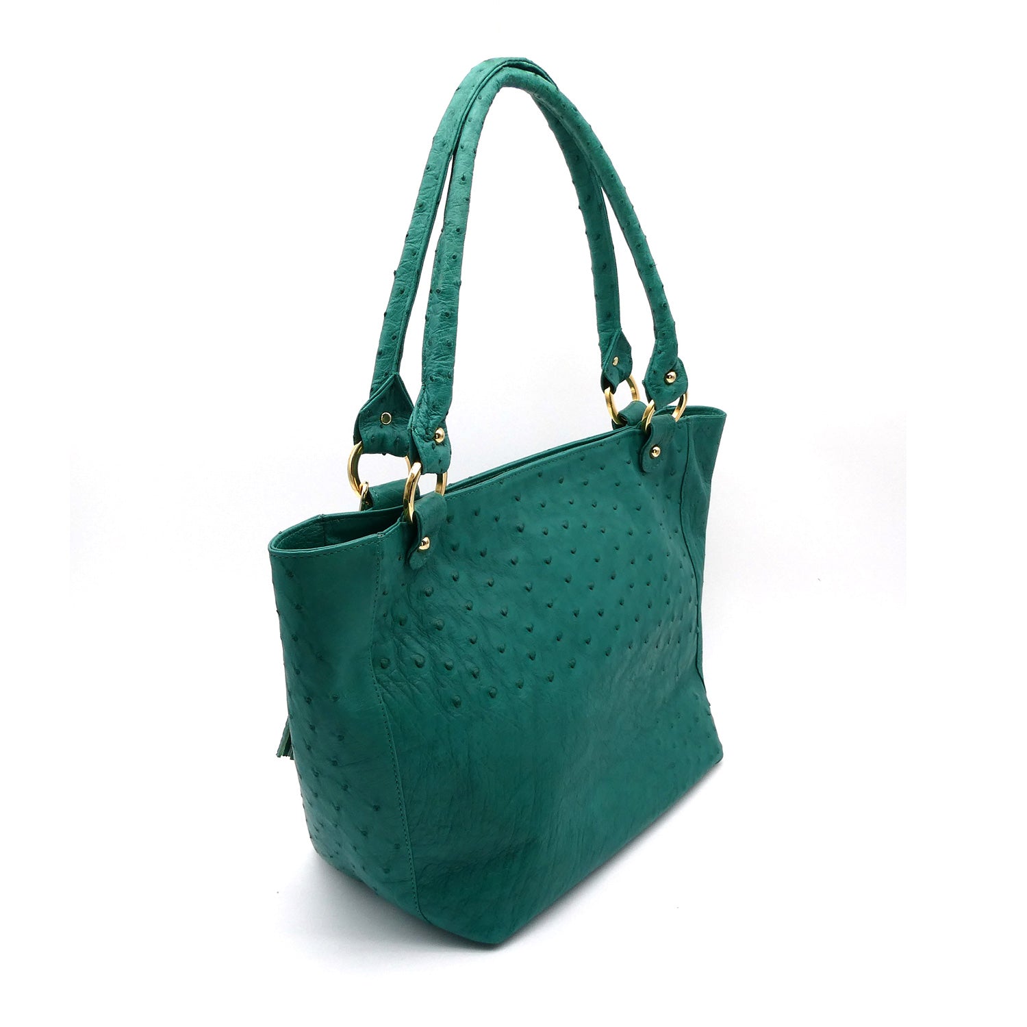 Karoo Ostrich Leather Tote Handbag - Ostrich Leather Bag