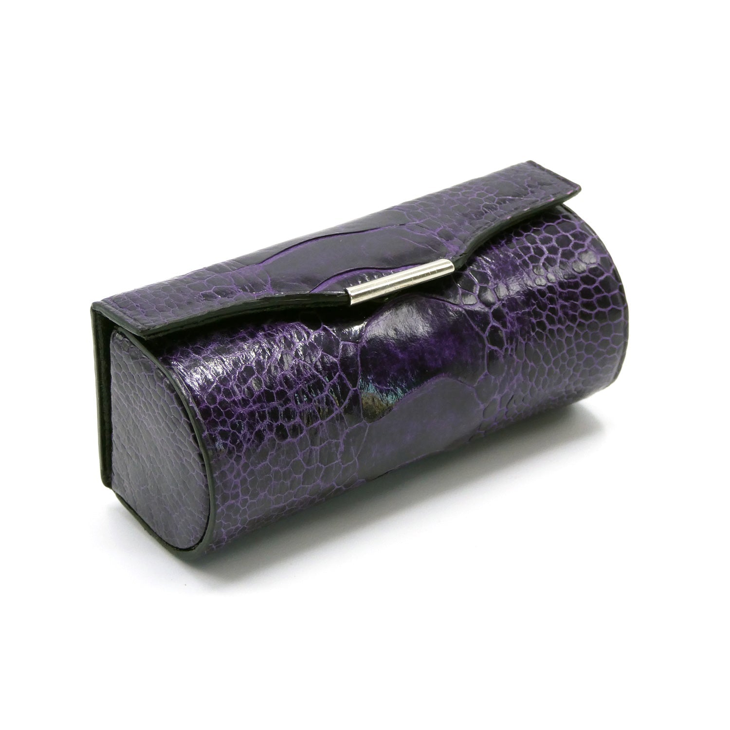 Luxury Ostrich Shin Leather Lipstick Holder - Ostrich Leather Wallet