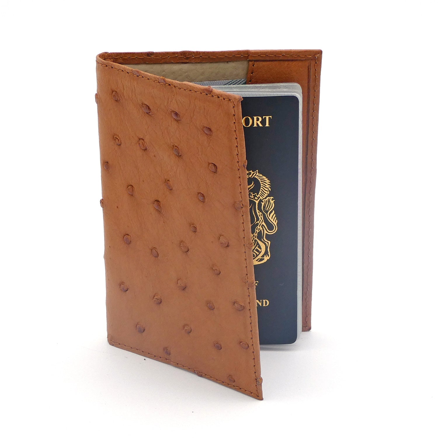 Ostrich Passport Holder - Accessories