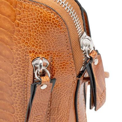 Ostrich Shin Leather Phone Bag - Ostrich Leather Bag