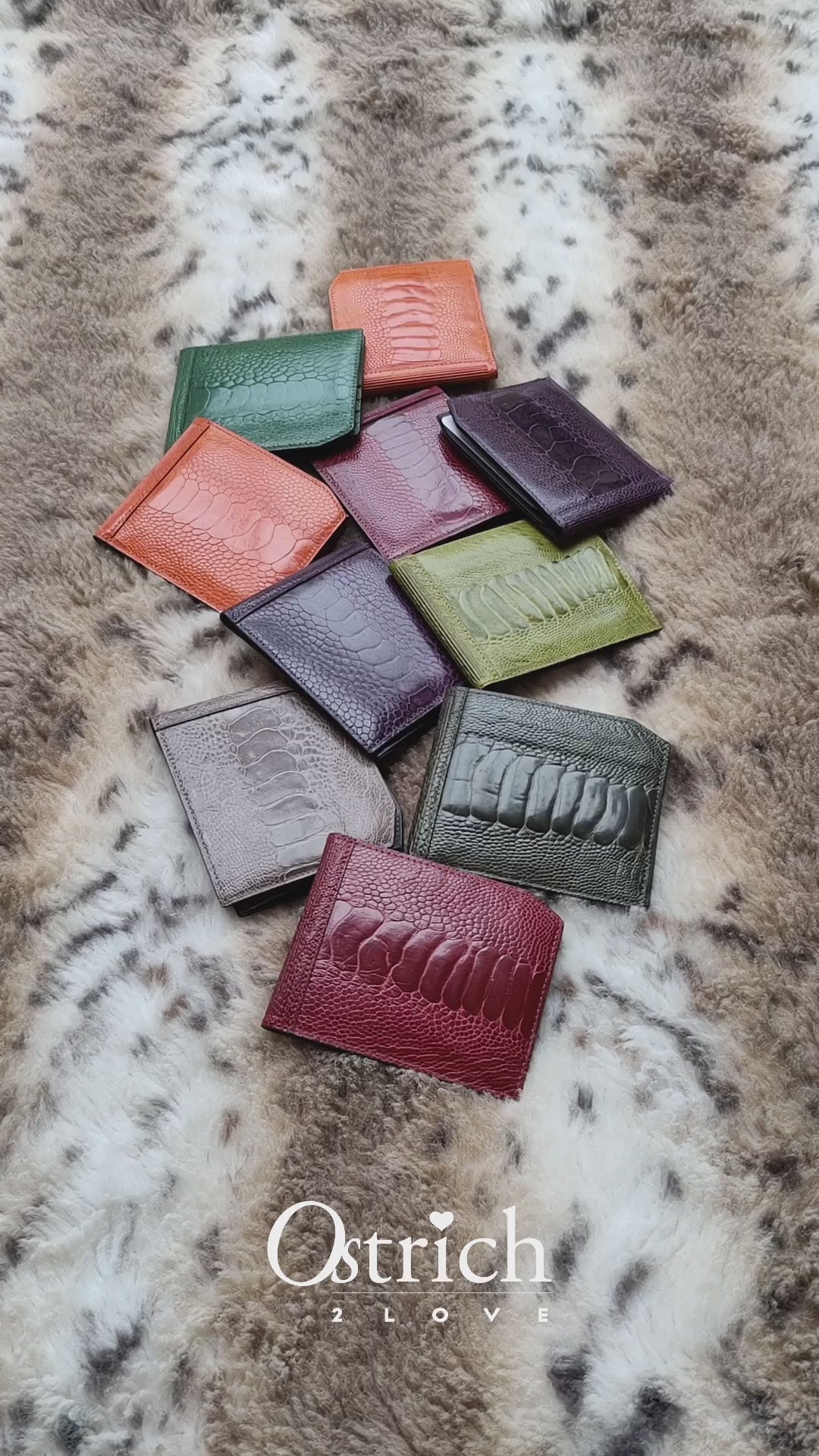 Genuine Ostrich Wallets for Sale Online