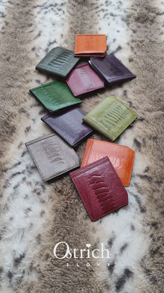 Buy Exotic Leather Cardholder Handmade From Genuine Ostrich Online in India  