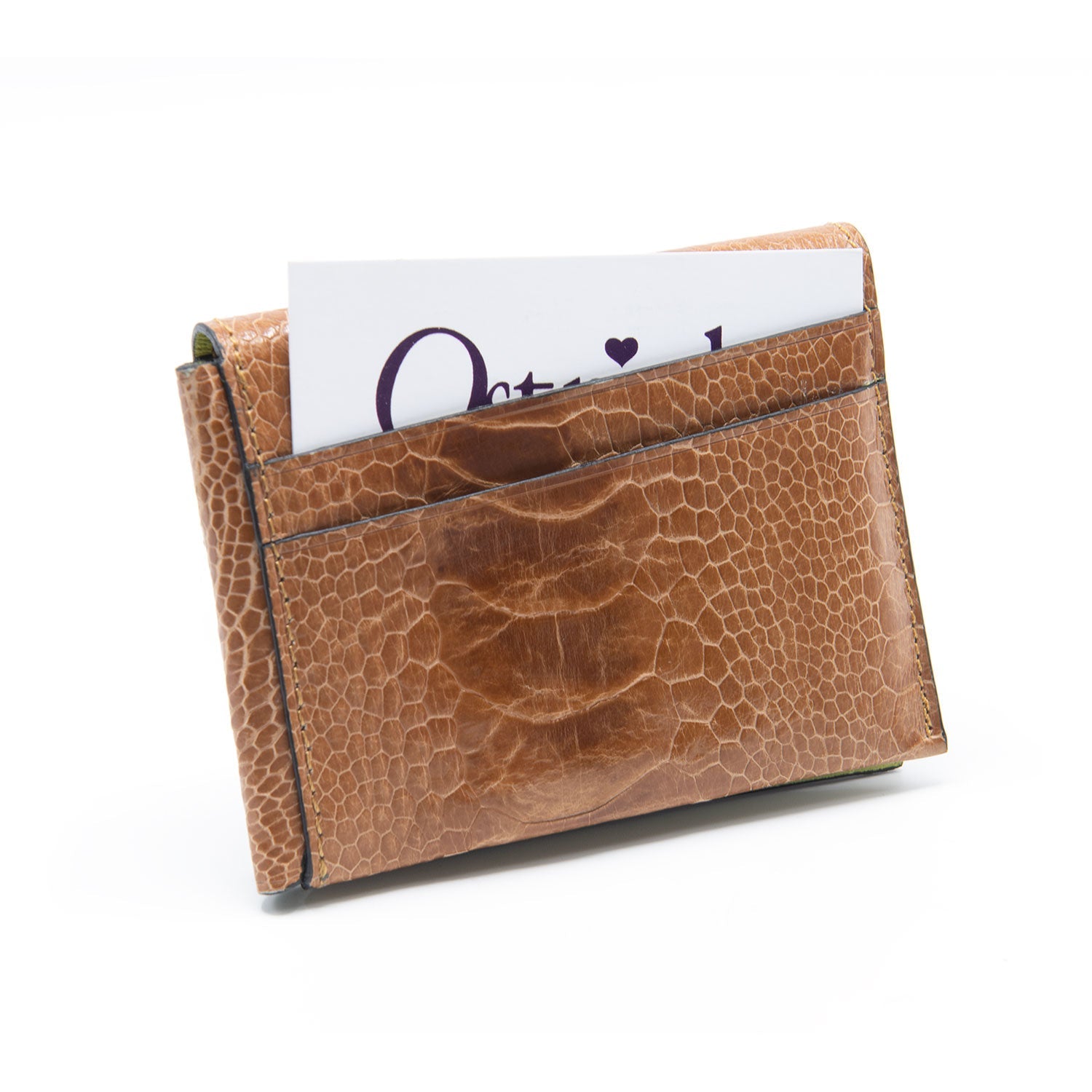 Montana Ostrich Shin Leather Credit Card Folder for Sale Online
