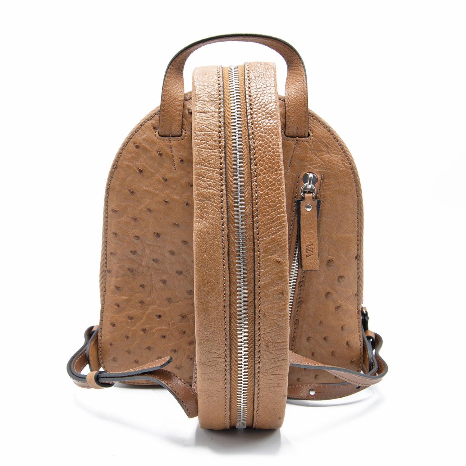 Ostrich store leather backpack